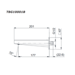 Vòi Xả Bồn Gắn Tường ToTo TBG10001B