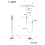 Vòi Xả Bồn Đặt Sàn ToTo TBG10306A/TBN01105B