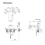 Vòi Xả Bồn Gắn Bệ Đá ToTo TBP02202A