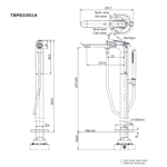 Vòi Xả Bồn Đặt Sàn ToTo TBP03301A/TBN01105B