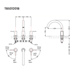 Vòi Xả Bồn Gắn Bệ Đá ToTo TBS01201B