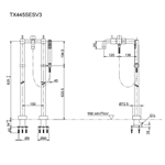 Vòi Xả Bồn Đặt Sàn ToTo TX445SESV3