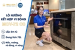 Lò nướng kết hợp vi sóng Malloca MOV 72 CB