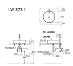 Chậu Rửa Đặt Bàn ToTo LW573JWF