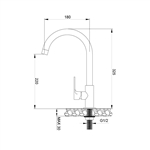 Vòi mạ Chrome Malloca K1603CL