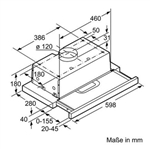 Máy Hút Mùi Âm Tủ Bosch DFT63AC50