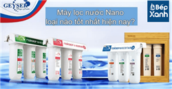 Máy lọc nước Nano Geyser giá rẻ là gì? Có nên mua không?