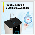 Máy lọc nước thông minh Karofi IRO 2.0 K9IQ-2AU – 9 cấp, cảm ứng, Lõi Alkaline