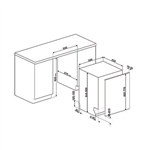 Máy Rửa Chén Âm Tủ Hafele STL323BL 536.24.621