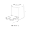 Máy rửa chén độc lập Malloca MDW15-5035TD