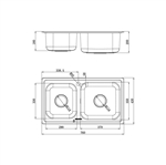 Chậu rửa chén Inox Malloca MS 2076E