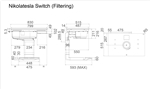 Máy hút mùi kết hợp bếp từ NIKOLA TESLA SWITCH WH/F/83 - PRF0146213