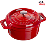 Nồi gang tròn Staub 14 cm – Màu đỏ cherry