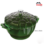 Nồi Staub Atisô màu xanh rêu 22cm 111592285-B