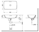 Chậu Rửa Đặt Bàn ToTo PJS06WE#GW