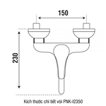 Vòi rửa chén PONA PNK-I2350