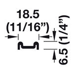 Ray trượt đôi Hafele 415.11.605