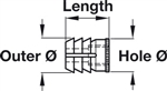 Tắc kê thân ốc liên kết Hafele 039.33.266