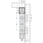 Thanh Dẫn Hướng Silent-Fold 40 Hafele 409.62.700