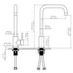 Vòi rửa chén nóng lạnh Ecalite EF-K128S