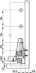 Ray hộp Alto giảm chấn Hafele 552.03.795 - Dài 550mm