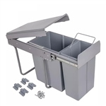 Thùng rác âm tủ Double Dustbin Ecalite EL-DUB20L