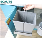 Thùng rác âm tủ Double Dustbin Ecalite EL-DUB20L