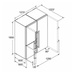 Tủ Lạnh Sybe By Syde Liebherr SBSes 8496-21