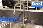 Vòi rửa chén nóng lạnh Malloca K046-S / Inox 304, có dây rút