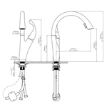 Vòi rửa chén nóng lạnh Pan-tree Ecalite EF-K624B