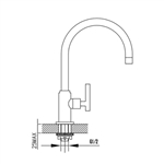 Vòi rửa chén nước lạnh Ecalite EH-H04T7