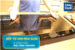 Bếp từ 4 vùng nấu Malloca HIH-904 SLIM / Tích hợp máy hút mùi, kính Ceramic