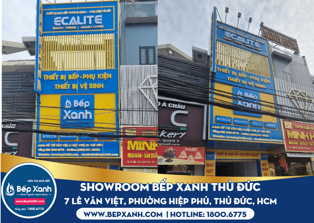 showroom bếp xanh thủ đức