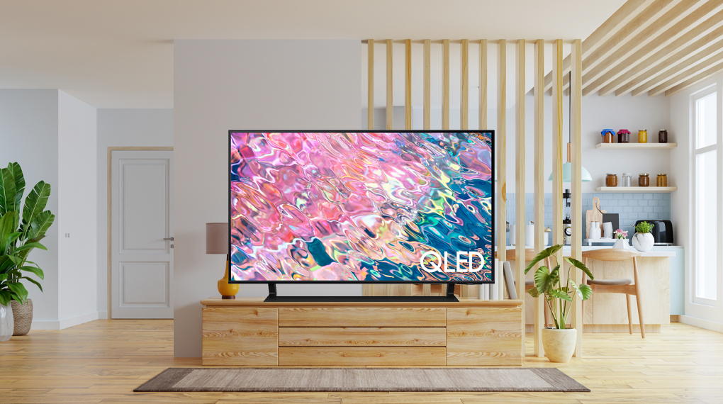 Smart Tivi QLED 4K 43 inch Samsung QA43Q60B - Thiết kế Smart Tivi QLED 4K 43 inch Samsung QA43Q60B - Thiết kế