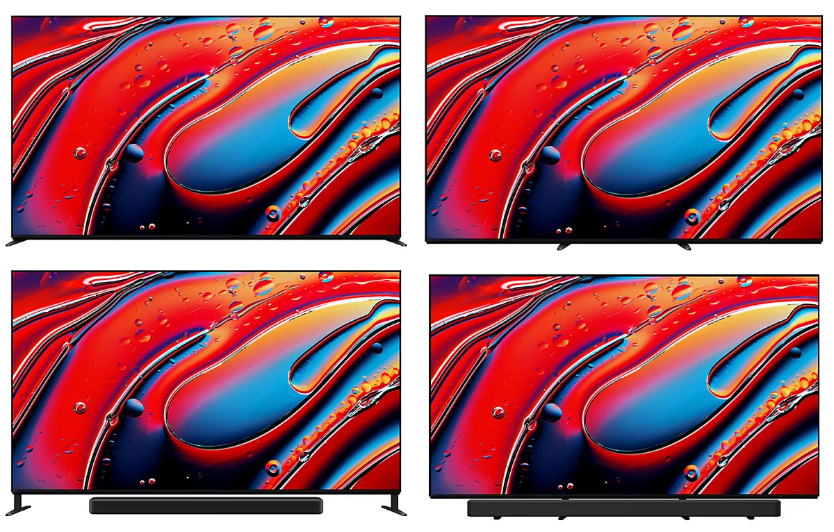 Chân đế 4 cách bố trí của tivi Mini LED Sony 4K 75 Inch K-75XR90
