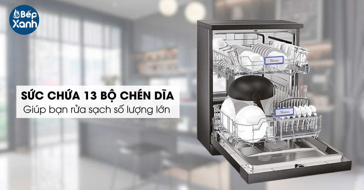 Sức chứa 13 bộ chén đĩa