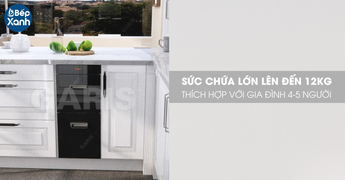 Sức chứa lên đén 12kg