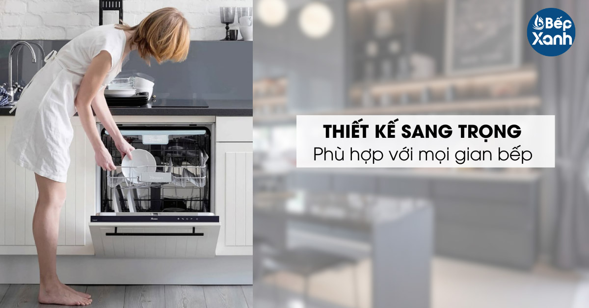 Thiết kế lắp âm tủ hiện đại