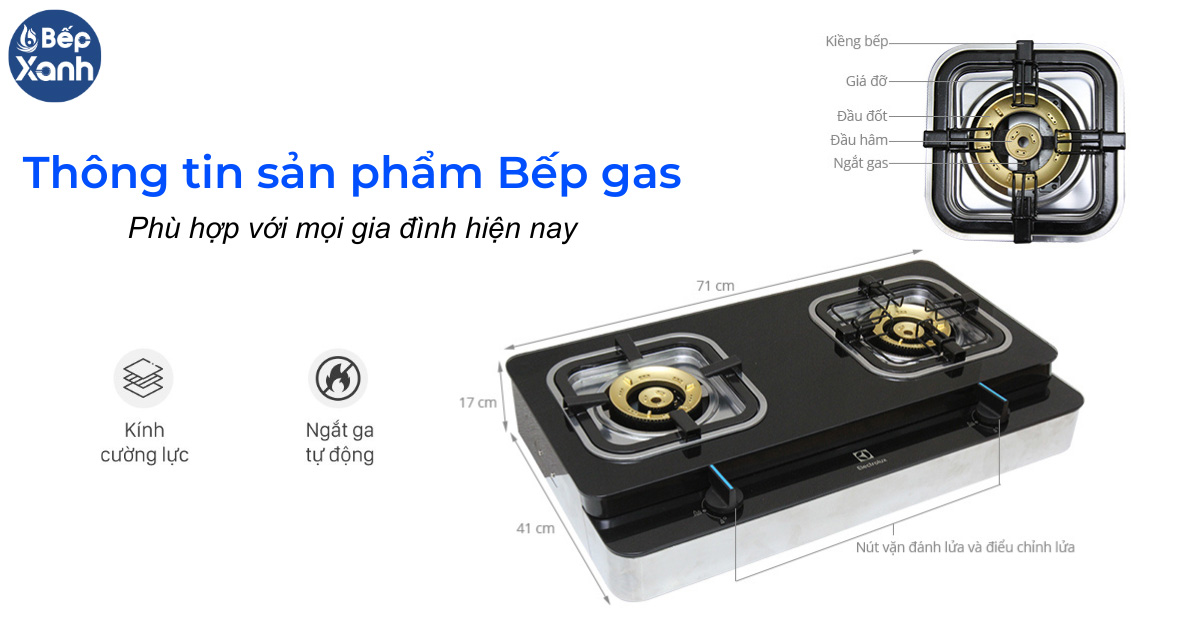 Thông tin sản phẩm bếp gas