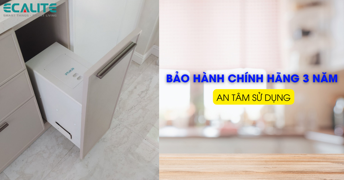 Thùng đựng gạo gắn cánh Ecalite EL-NEC18P bảo hành