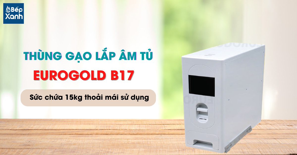 Thùng gạo lắp âm Eurogold B17