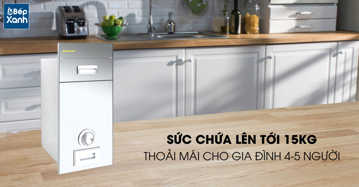 Sức chứa lên đén 15kg 