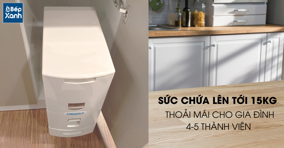 Sức chứa lên đến 15kg