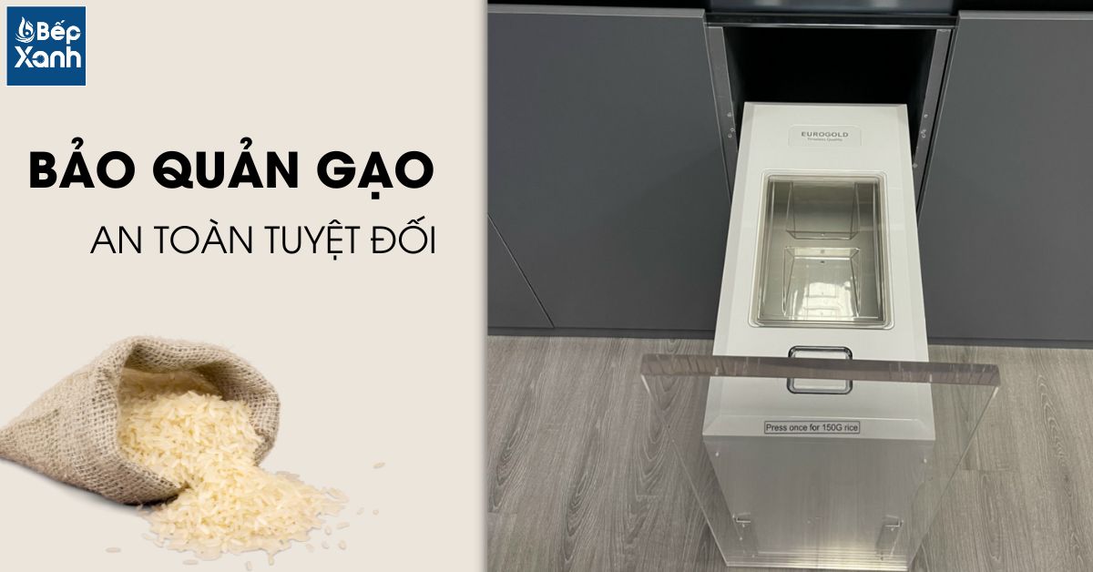 Bảo quản chất lượng gạo tuyệt đối.