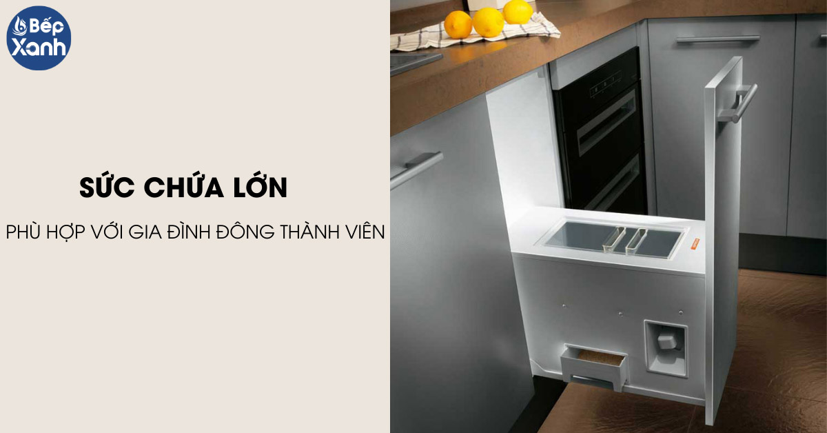 Thùng gạo thông minh Garis sức chứa lớn phù hợp