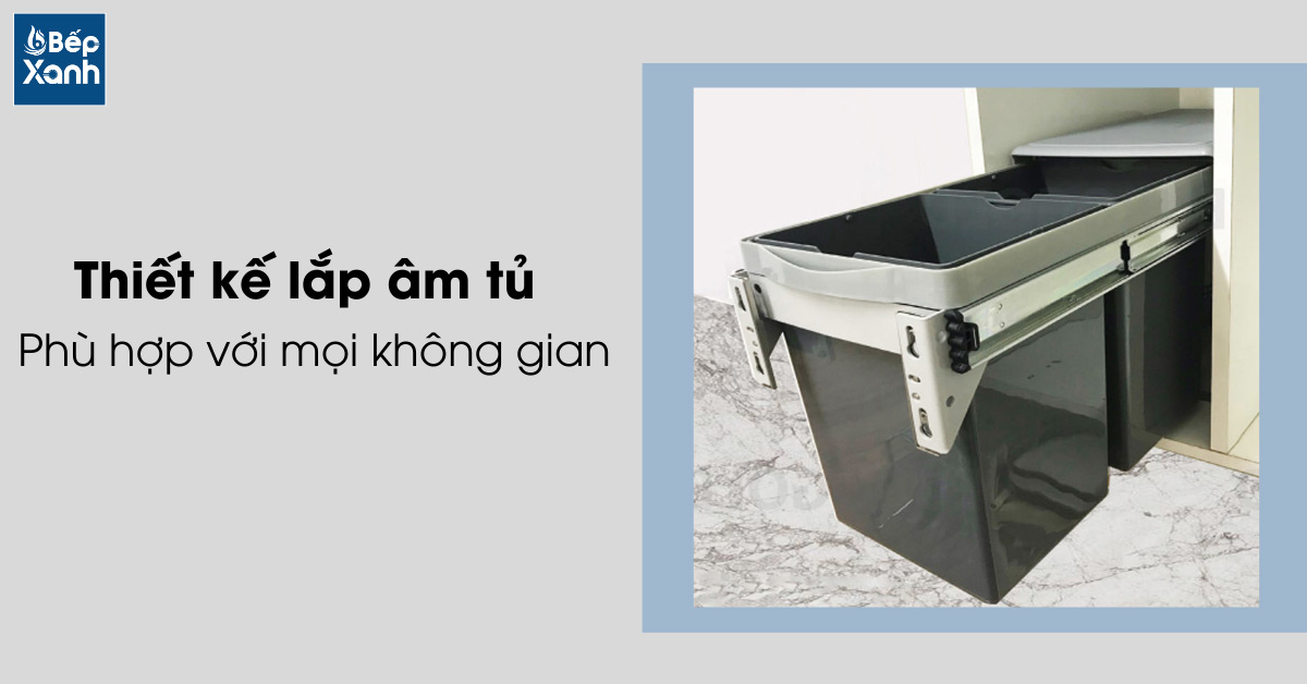 Thiết kế lắp âm tủ hiện đại