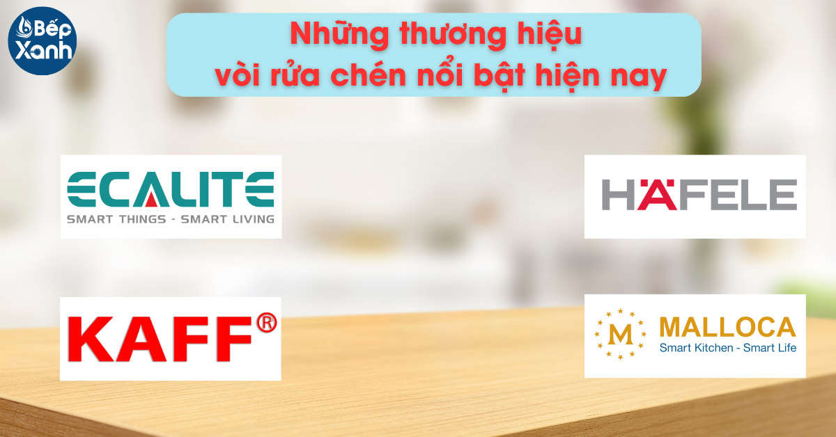 Những thương hiệu vòi rửa chén Inox nổi bật hiện nay