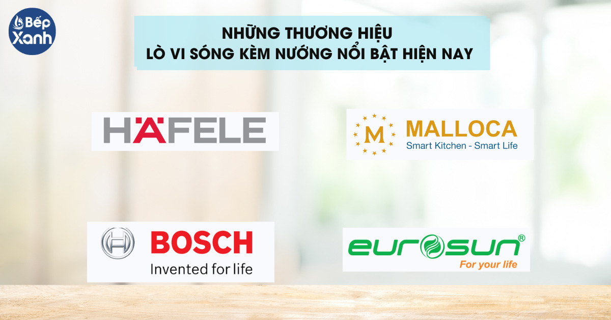 Những thương hiệu lò vi sóng tích hợp nướng