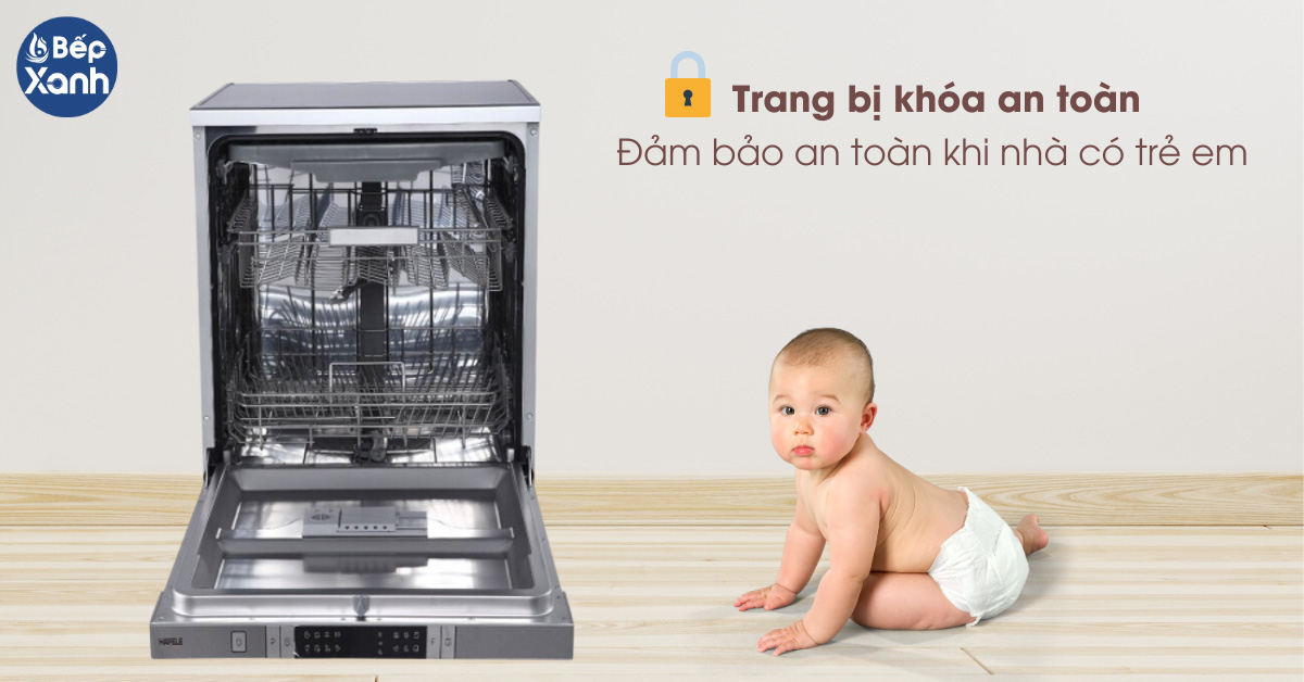 Trang bị thêm chức năng khóa trẻ em an toàn