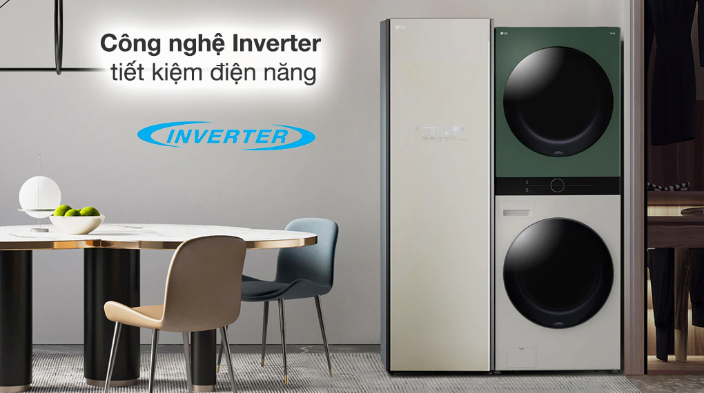 Tủ chăm sóc quần áo thông minh LG S5BOC - Động cơ - Công nghệ tiết kiệm điện Tủ chăm sóc quần áo thông minh LG S5BOC - Động cơ - Công nghệ tiết kiệm điện